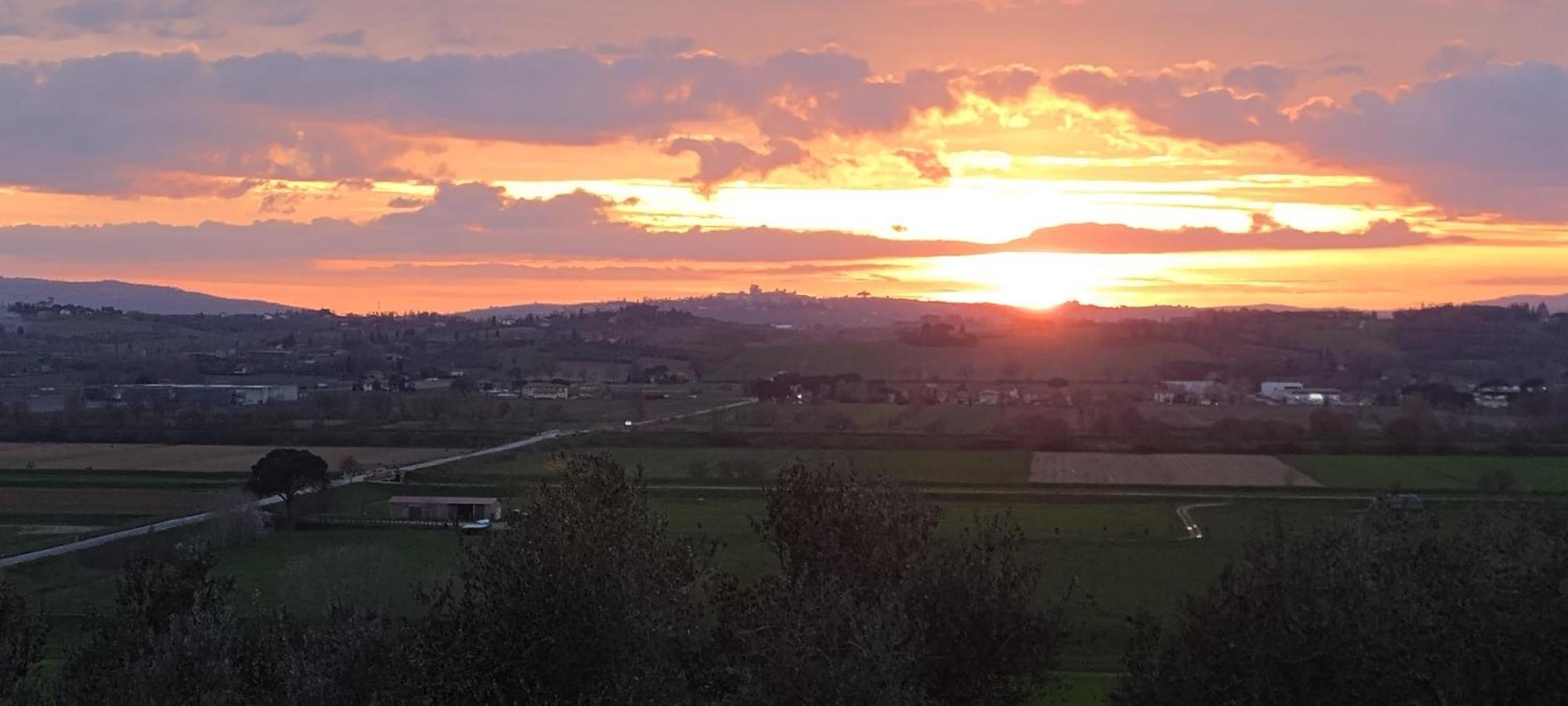 Podere Il Belvedere Su Cortona Castiglion Fiorentino Exterior photo